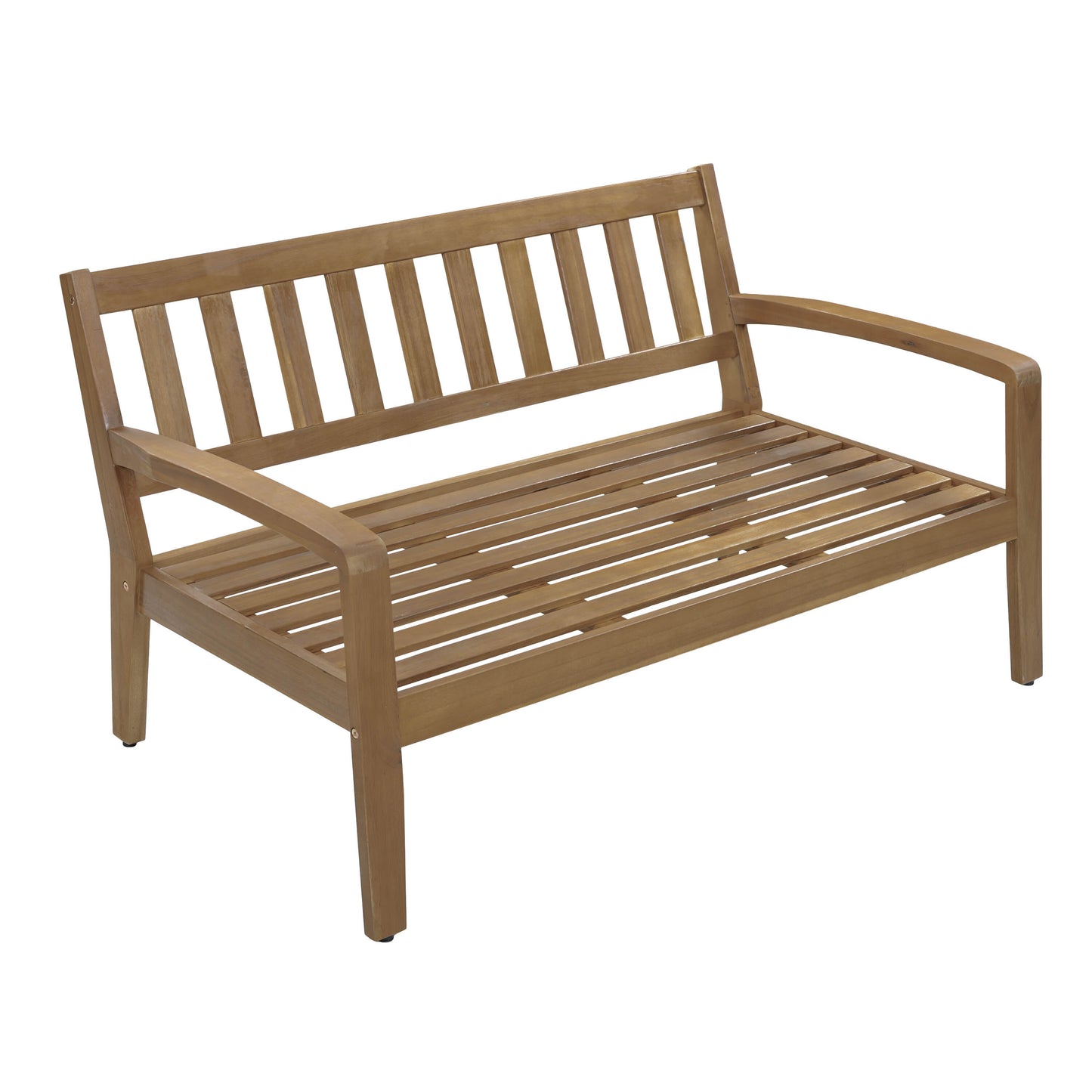 Aven Acacia Wood Outdoor Conversation, 2 Piece Set