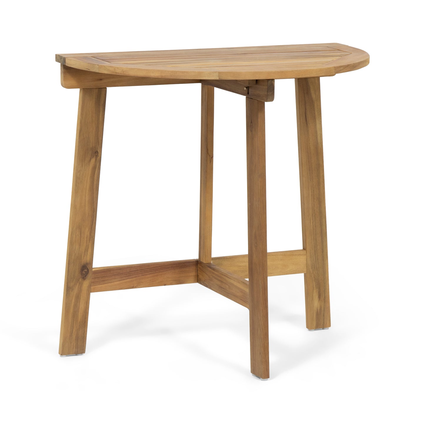 Ardin Folding Bistro Table, Natural Finish