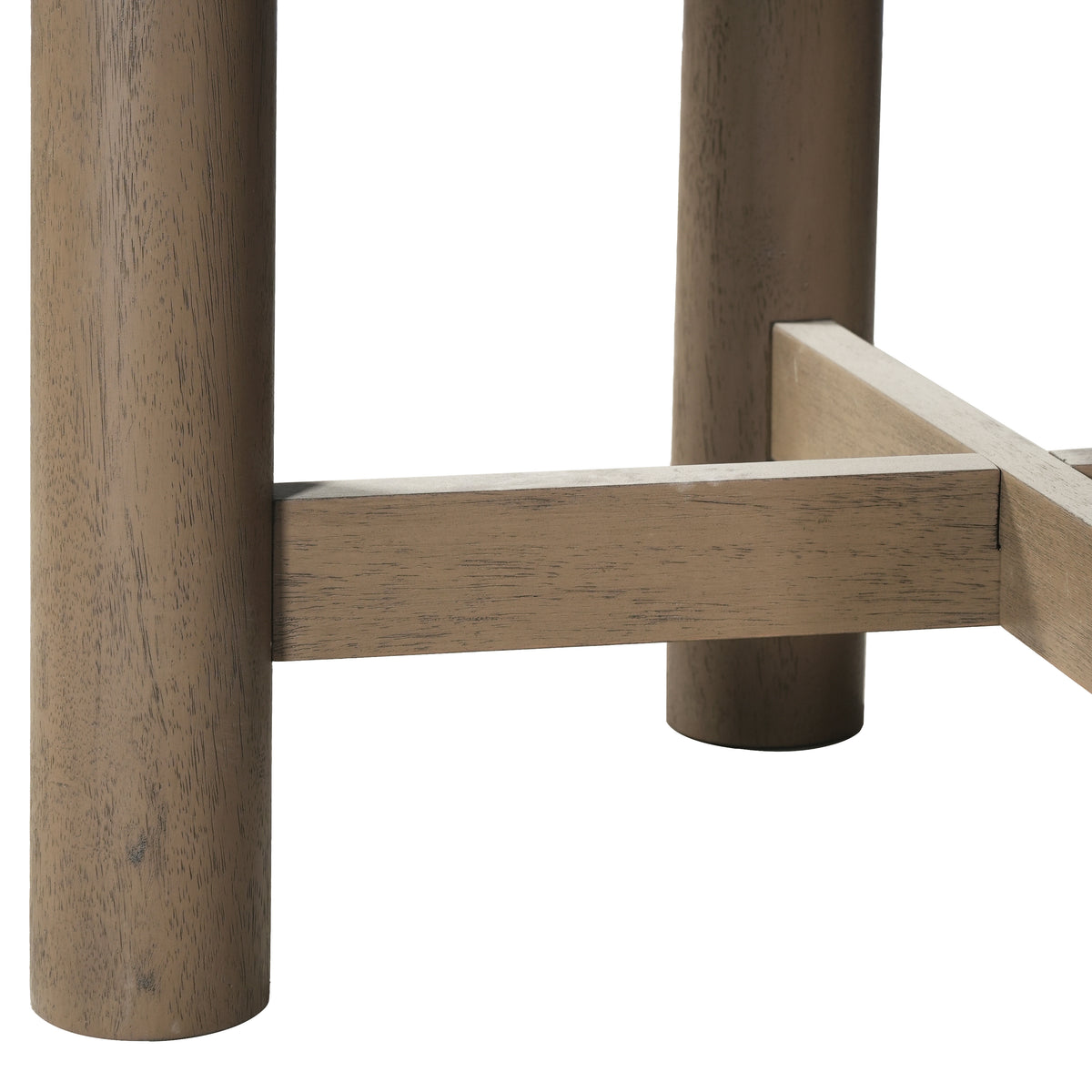 Arden Extendable Oval Dining Table, Distressed Oak Finish