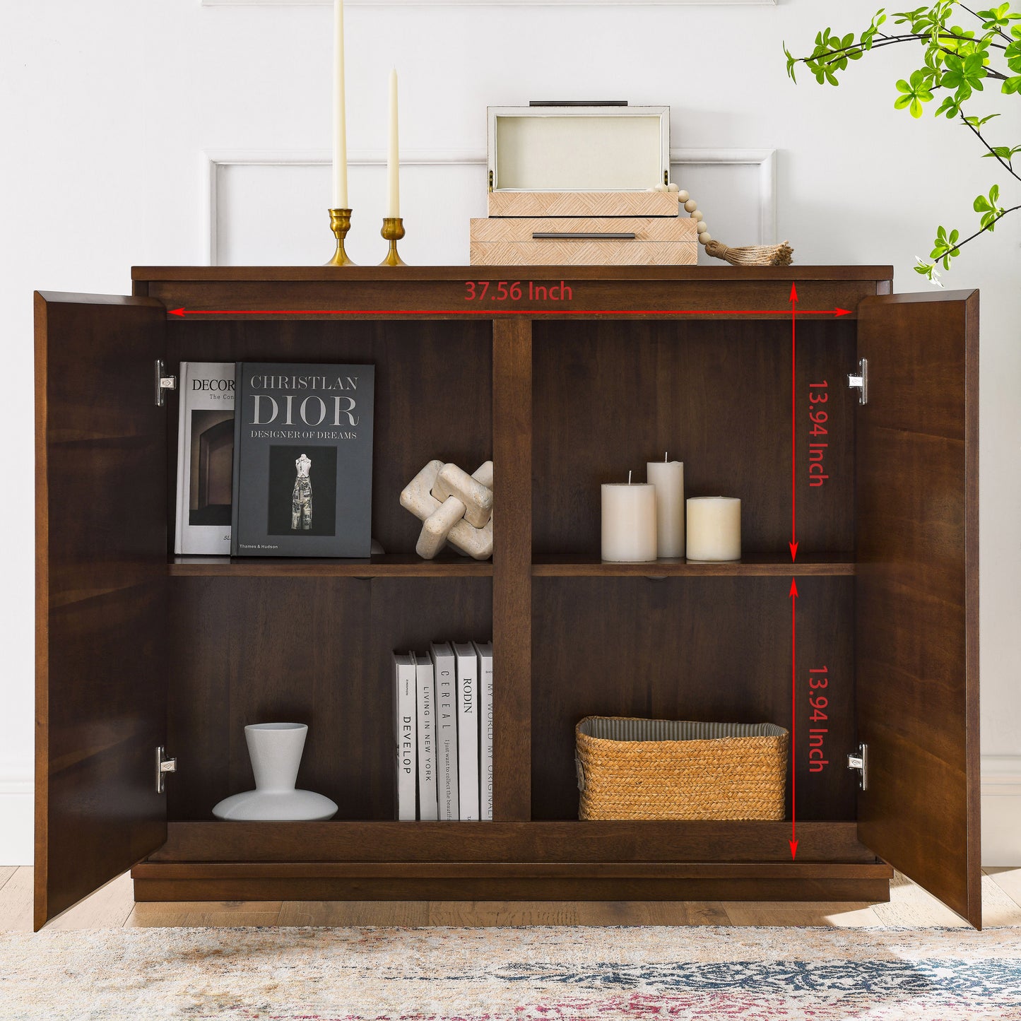 Lennox Minimal Wood Storge Cabinet