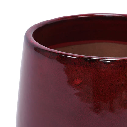 Roux Glazed Ceramic Planter Set