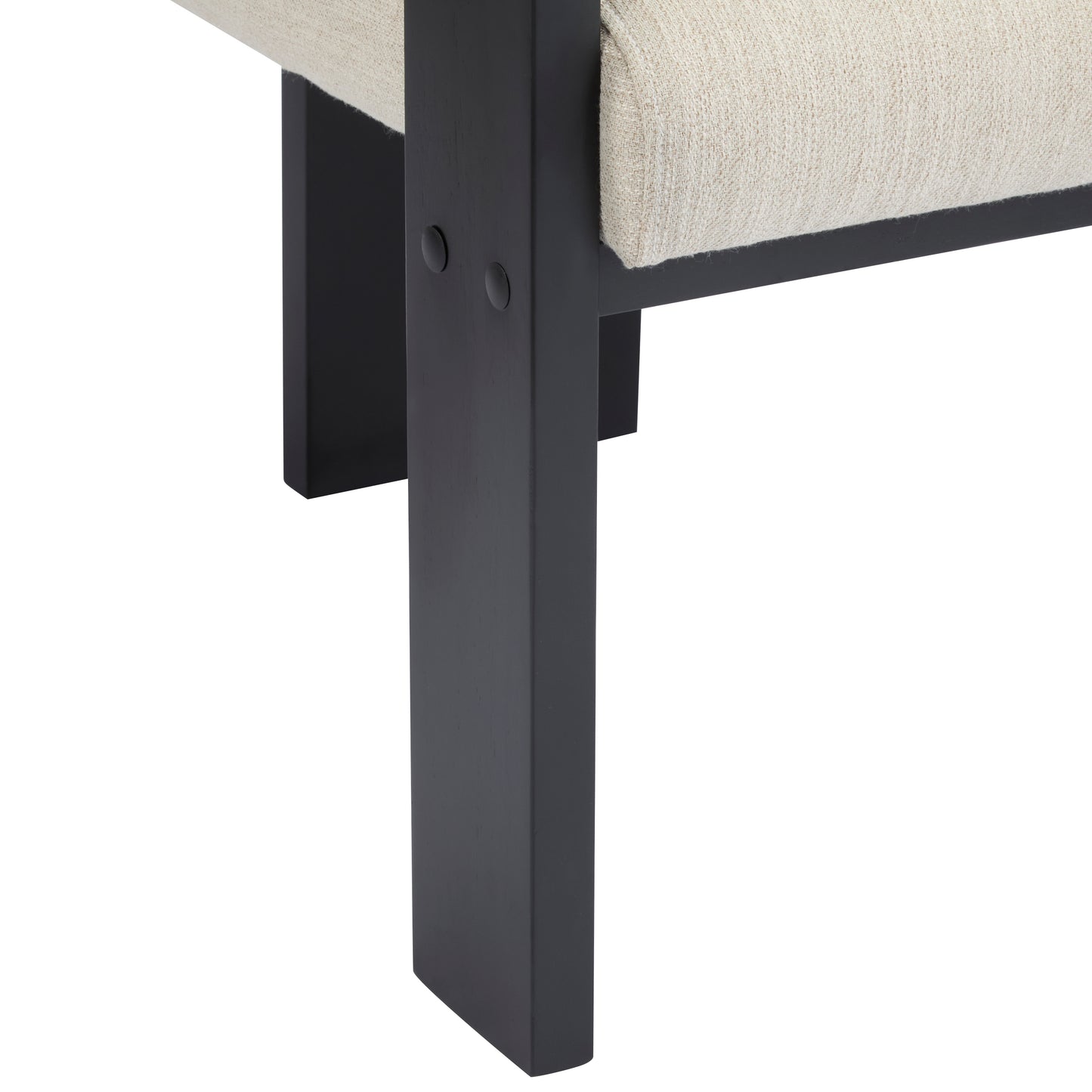 Lucien Upholstered Dining Armchairs (Set of 2), Black