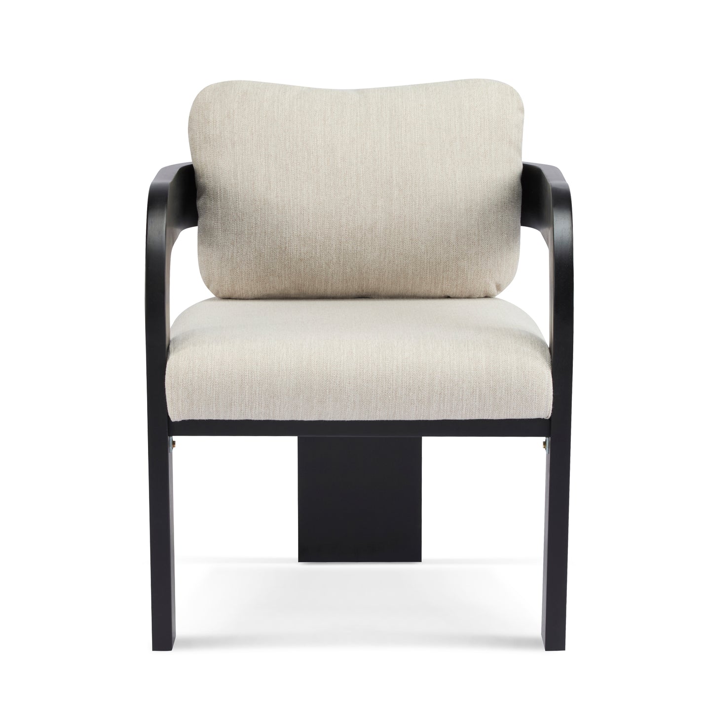 Lucien Upholstered Dining Armchairs (Set of 2), Black