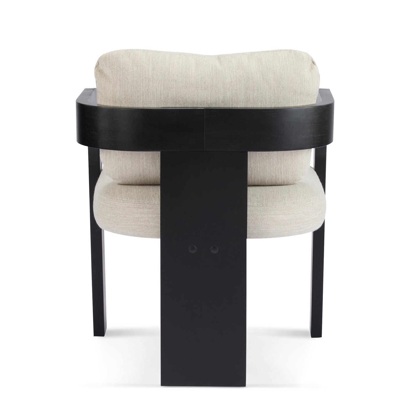 Lucien Upholstered Dining Armchairs (Set of 2), Black