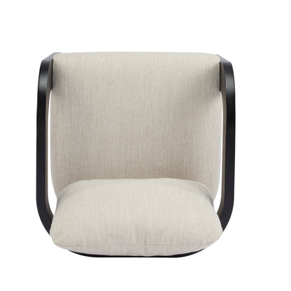 Lucien Upholstered Dining Armchairs (Set of 2), Black