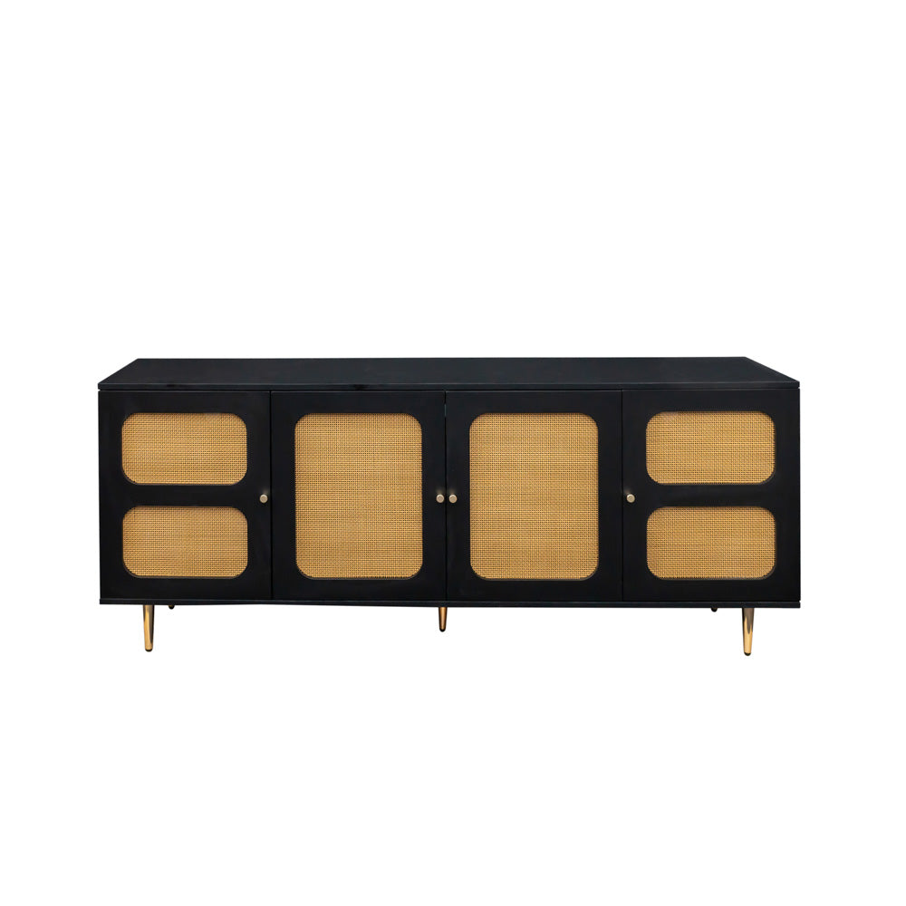 70"  Rattan Sideboard Tv Console
