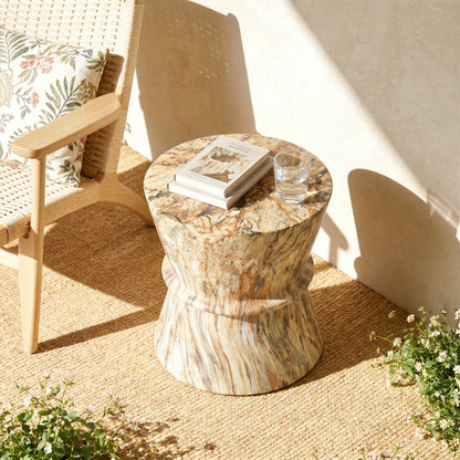 Hourglass Outdoor Side Table