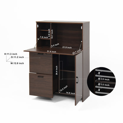 Symii Armoire Desk Cabinet