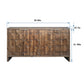Twenty Sideboard Cabinet, Natural Wood