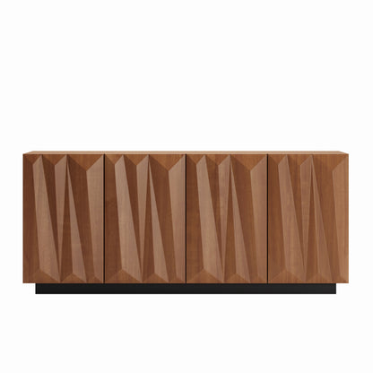 Varen Faceted Walnut Sideboard