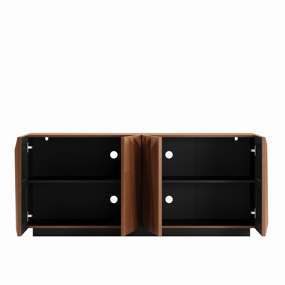 Varen Faceted Walnut Sideboard