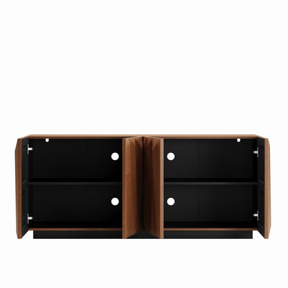 Varen Faceted Walnut Sideboard