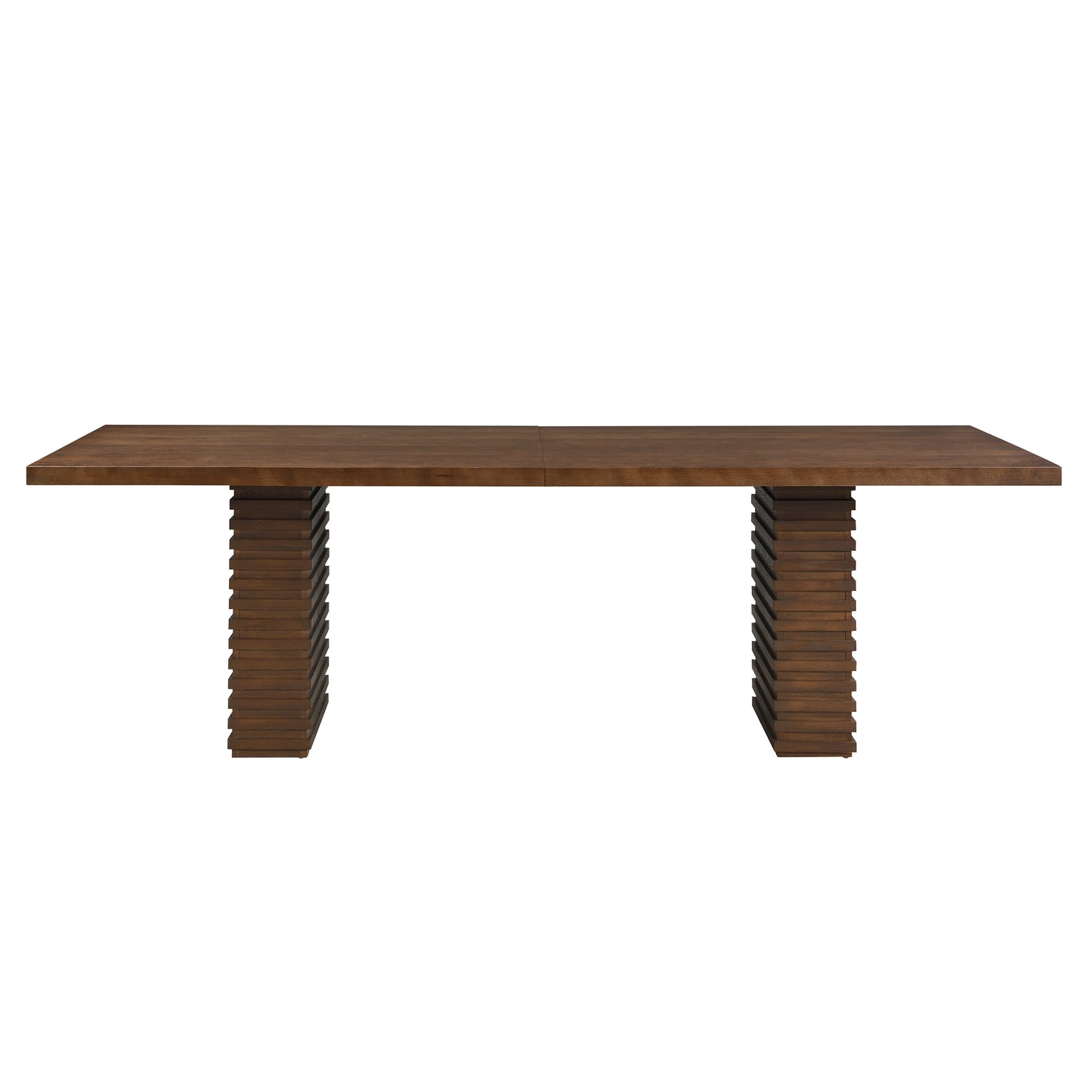 Drew Sculpted Pedestal Table, Walnut