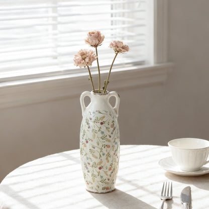 Meadowbrook Floral Amphora Vase