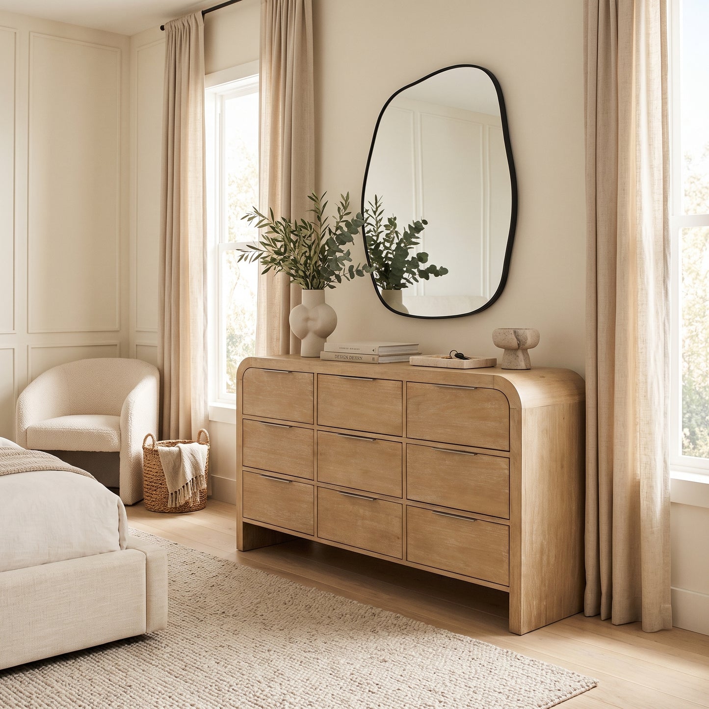 Ardena Natural 9-Drawer Dresser