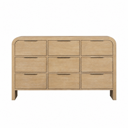 Ardena Natural 9-Drawer Dresser
