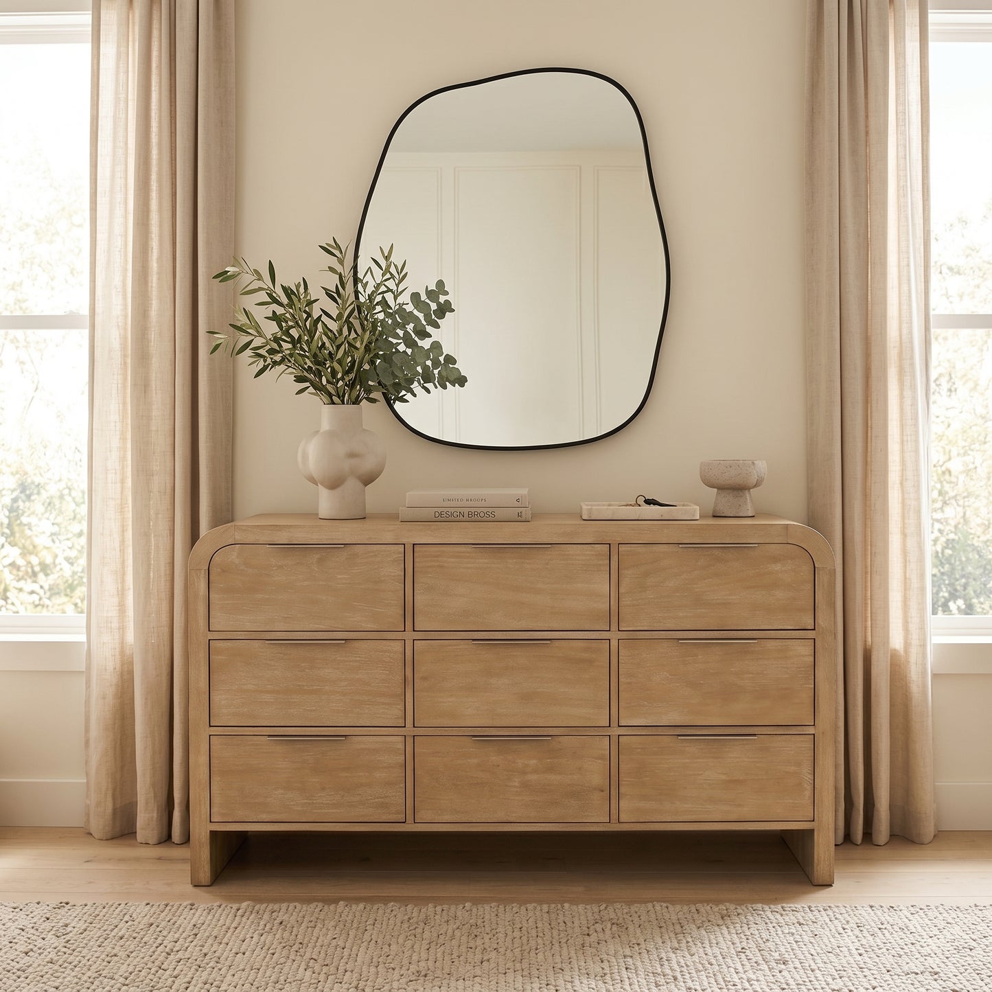 Ardena Natural 9-Drawer Dresser