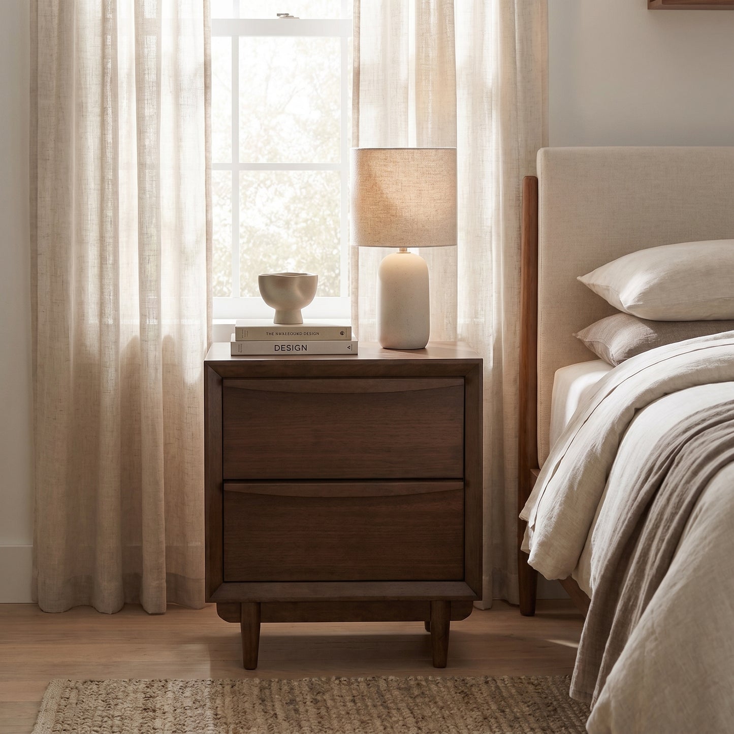 Astrid Walnut Nightstand