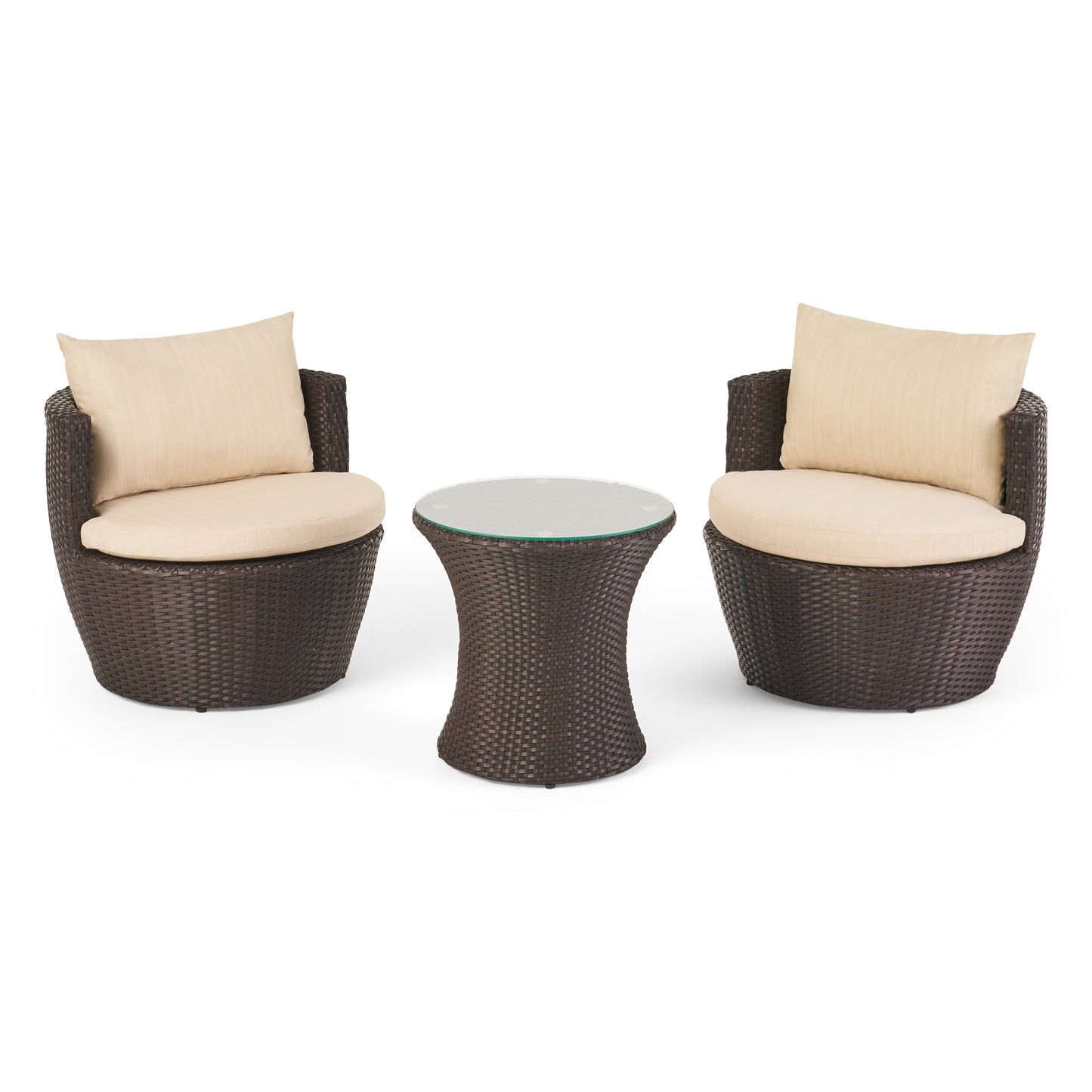Kona Woven Outdoor Chat 3-Piece Set