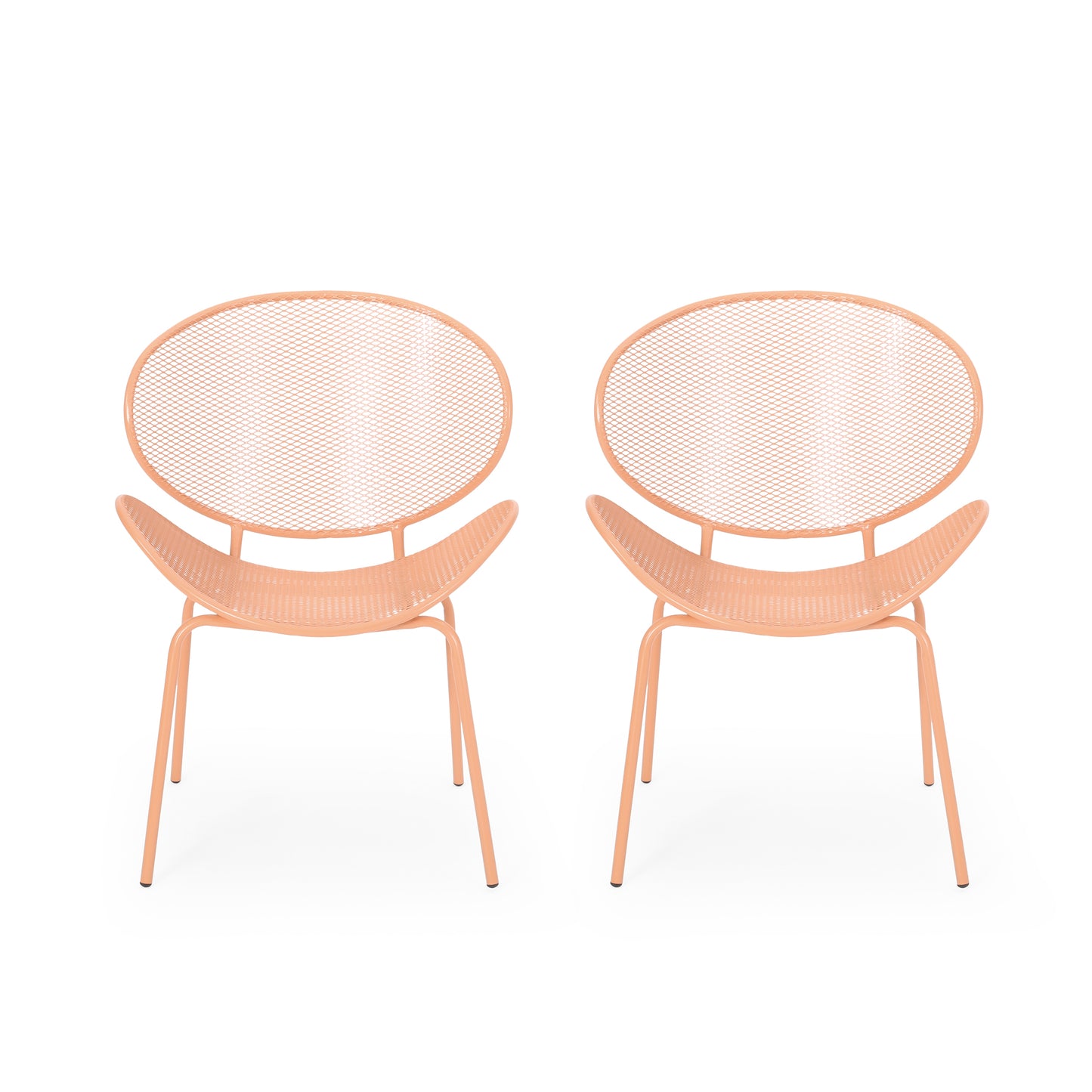 Elba Mesh Outdoor Dining Chair, Set of 2