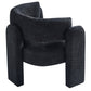 34.65" Amber Accent Chair, Dark Grey