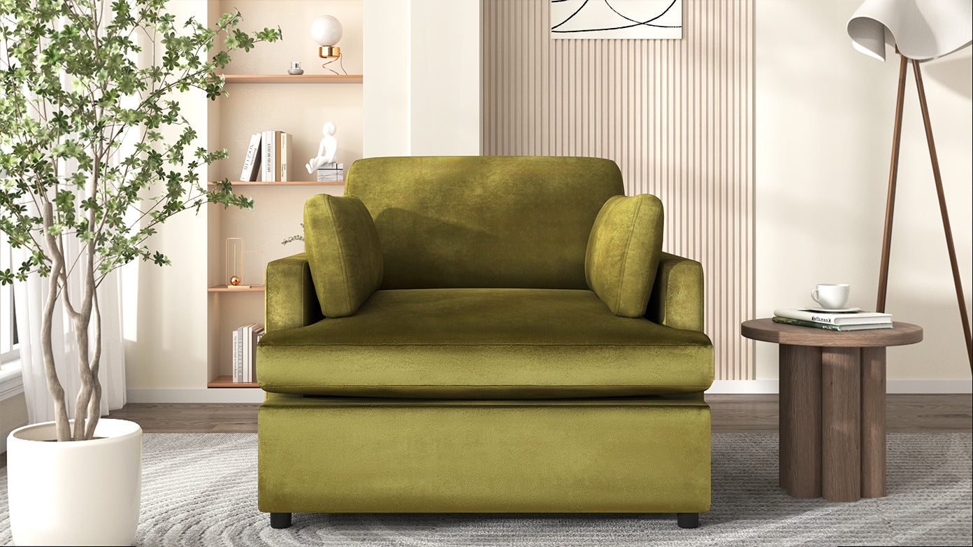 Mirod Oversized Accent Chair, Green