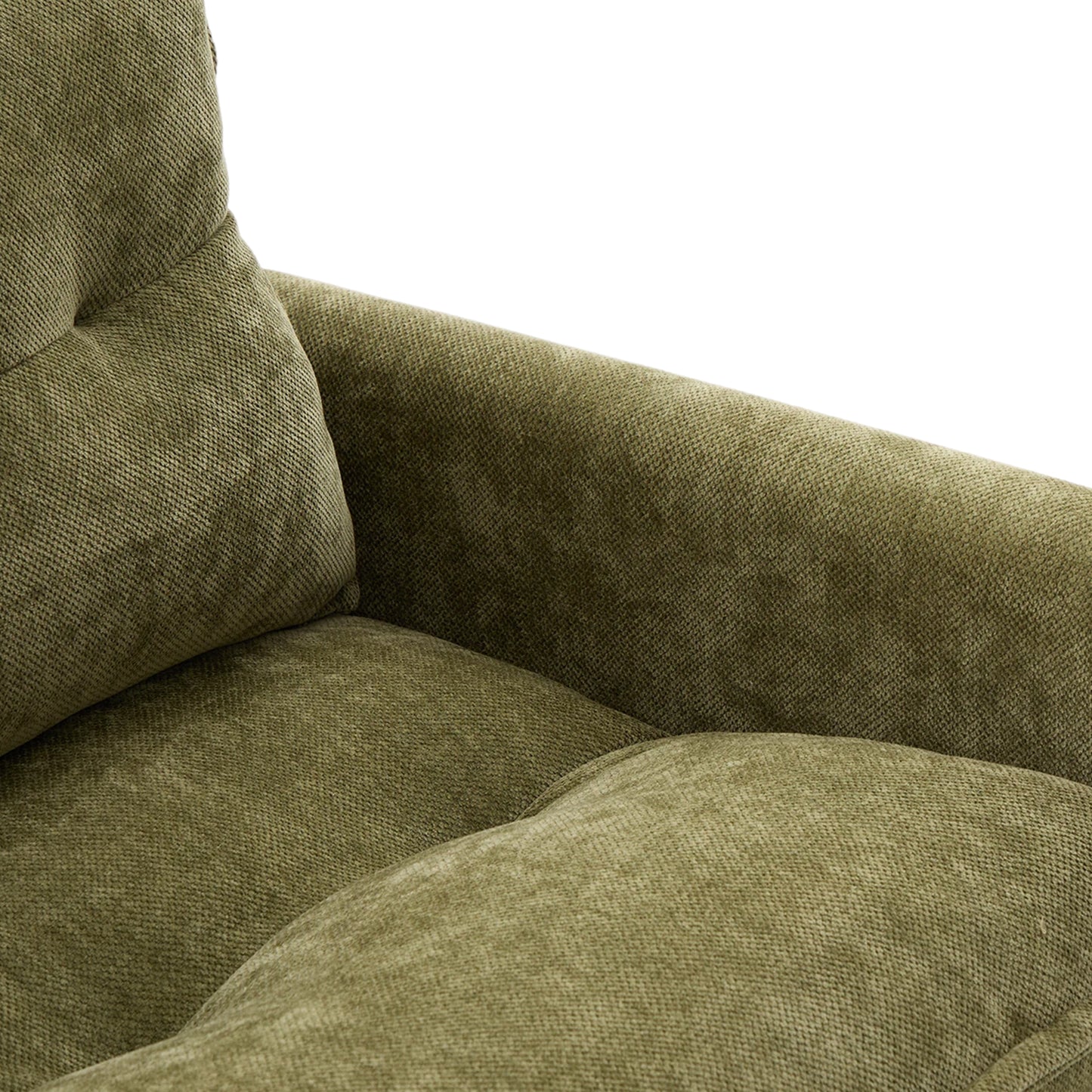 Asher Chenille Swivel Lounge Chair