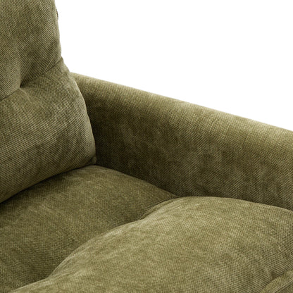Asher Chenille Swivel Lounge Chair