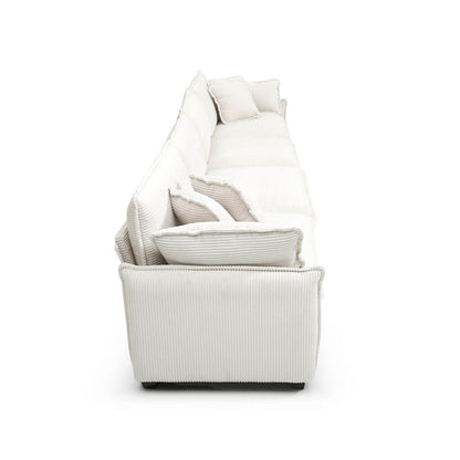 Berk Corduroy Sofa , Beige