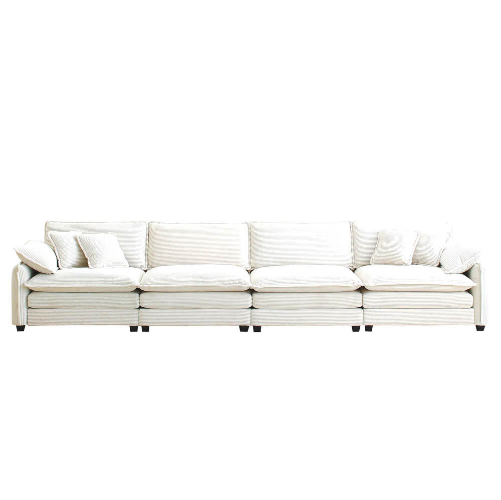 Berk Corduroy Sofa , Beige