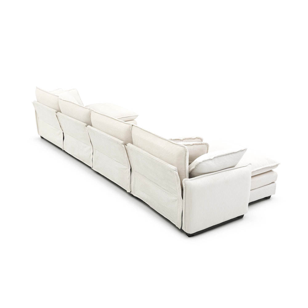 Berk Corduroy Sofa , Beige