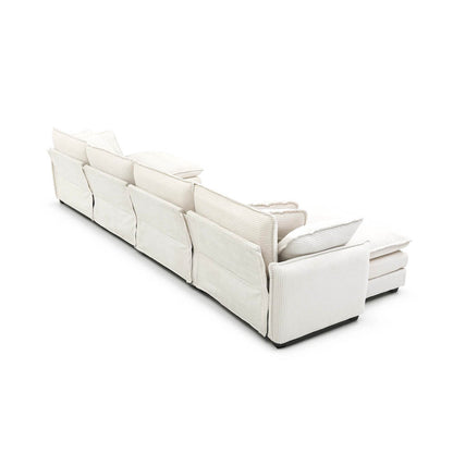 Berk Corduroy Sofa , Beige