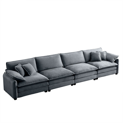 Berk Corduroy Sofa, Grey