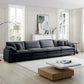 Berk Corduroy Sofa , Grey