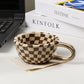 Checkered Coffee Mugs