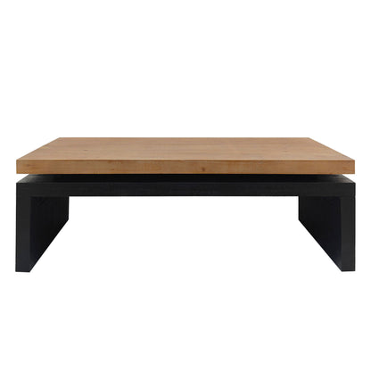 Two-Tone Platform Coffee Table