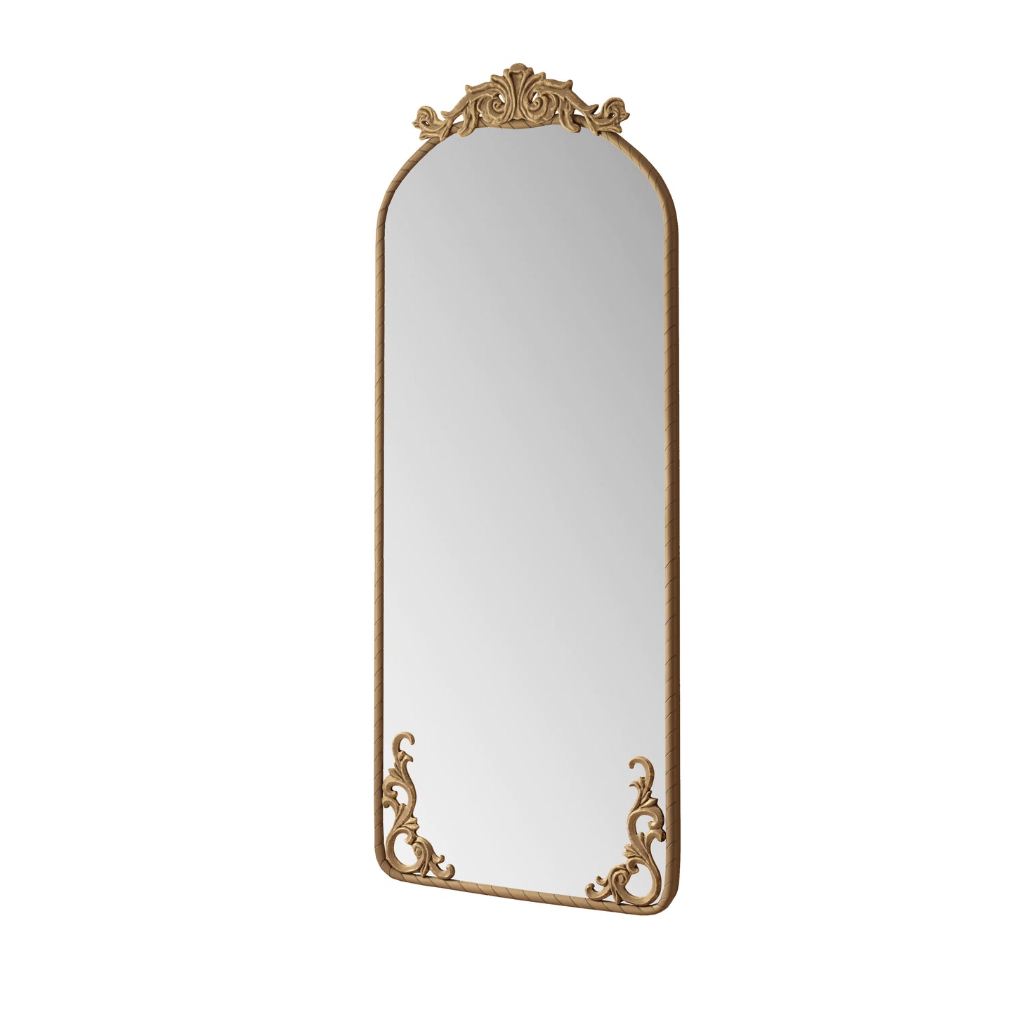 Éloise Ornate Arched Full-Length Wall Mirror