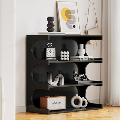 Noir 4-Tier Modular Bookcase & Coffee Table