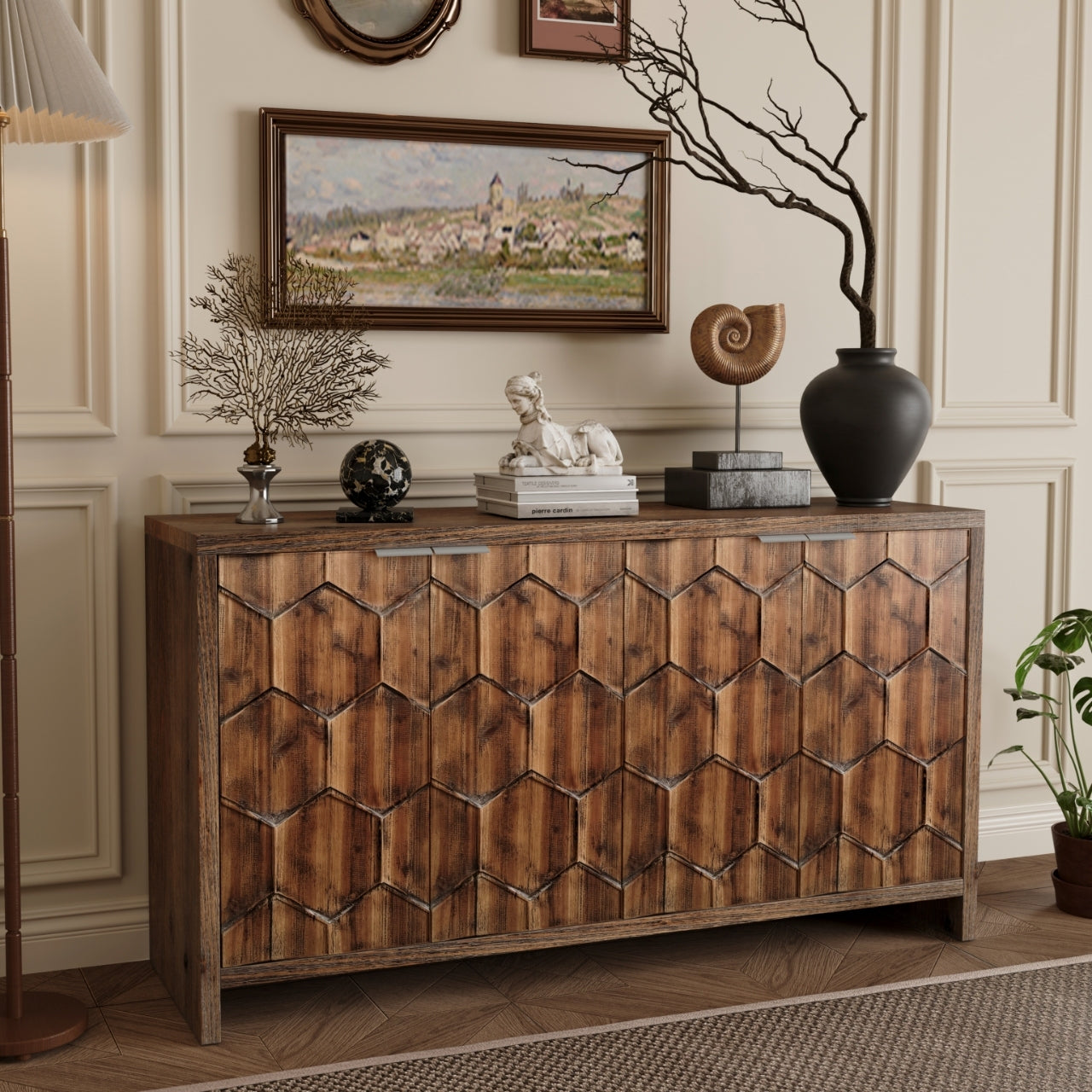 Twenty Sideboard Cabinet, Natural Wood