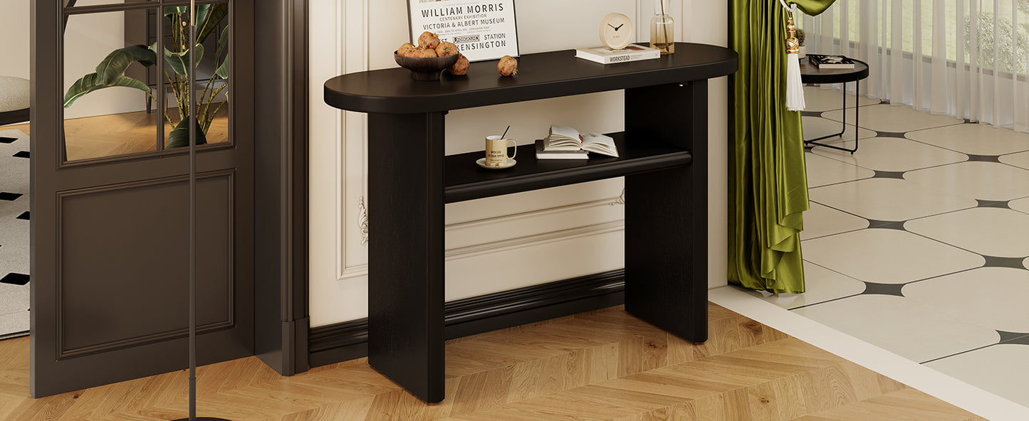 Kye Console Table, Black