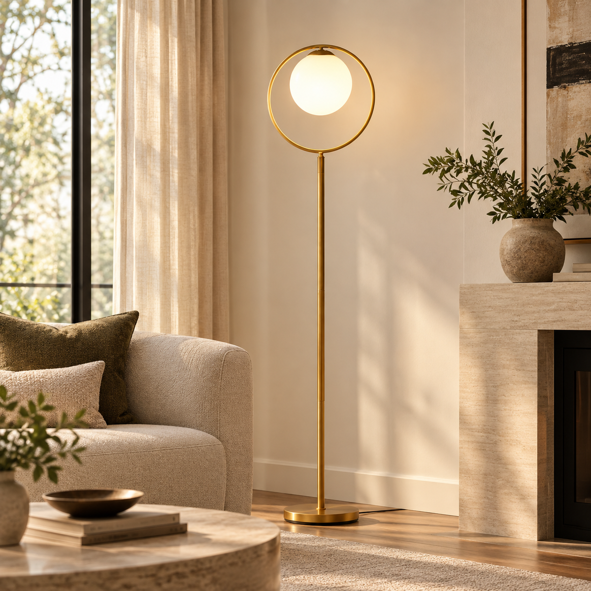 Celeste Halo Floor Lamp