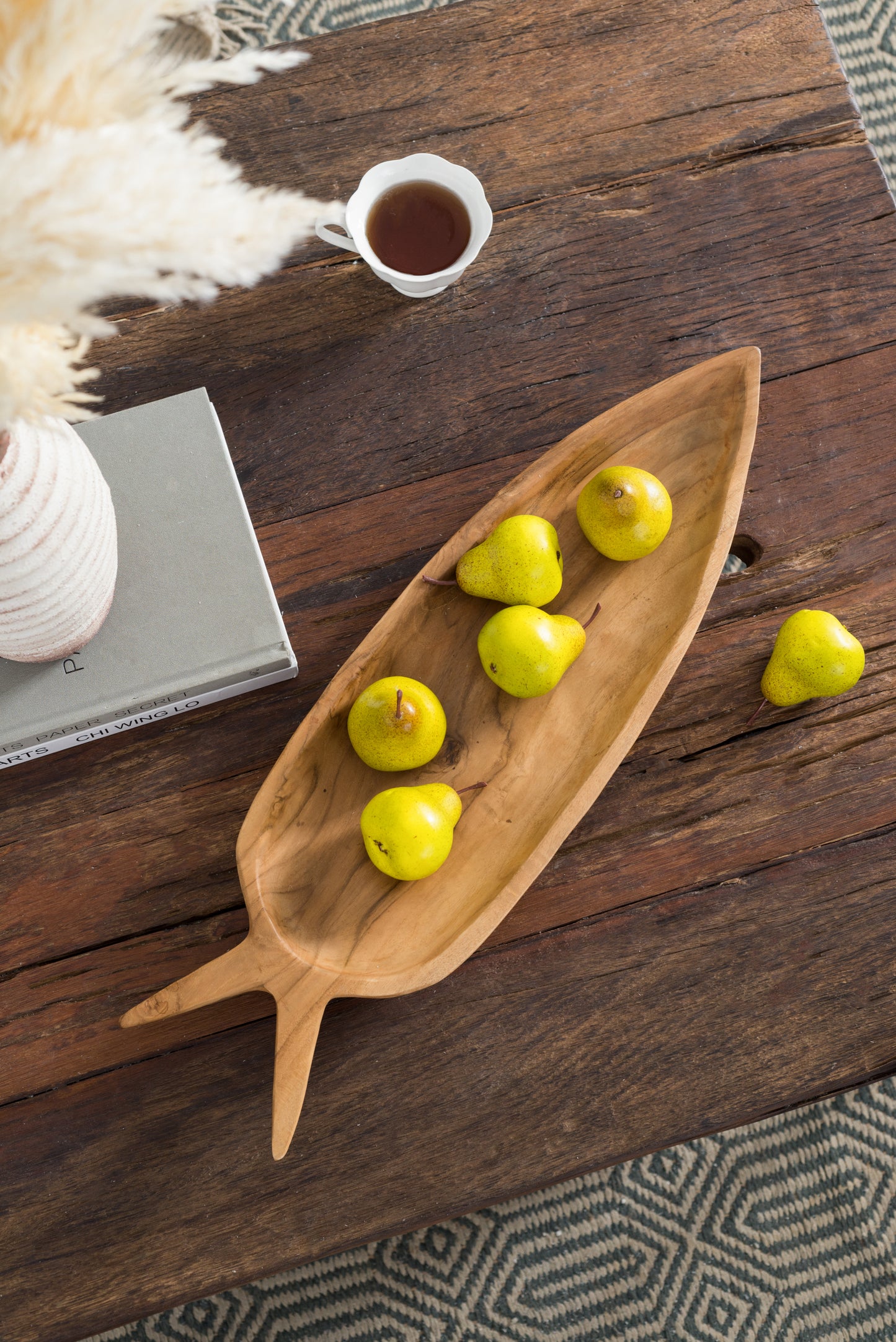 Carved Teak Root Decorative Platter