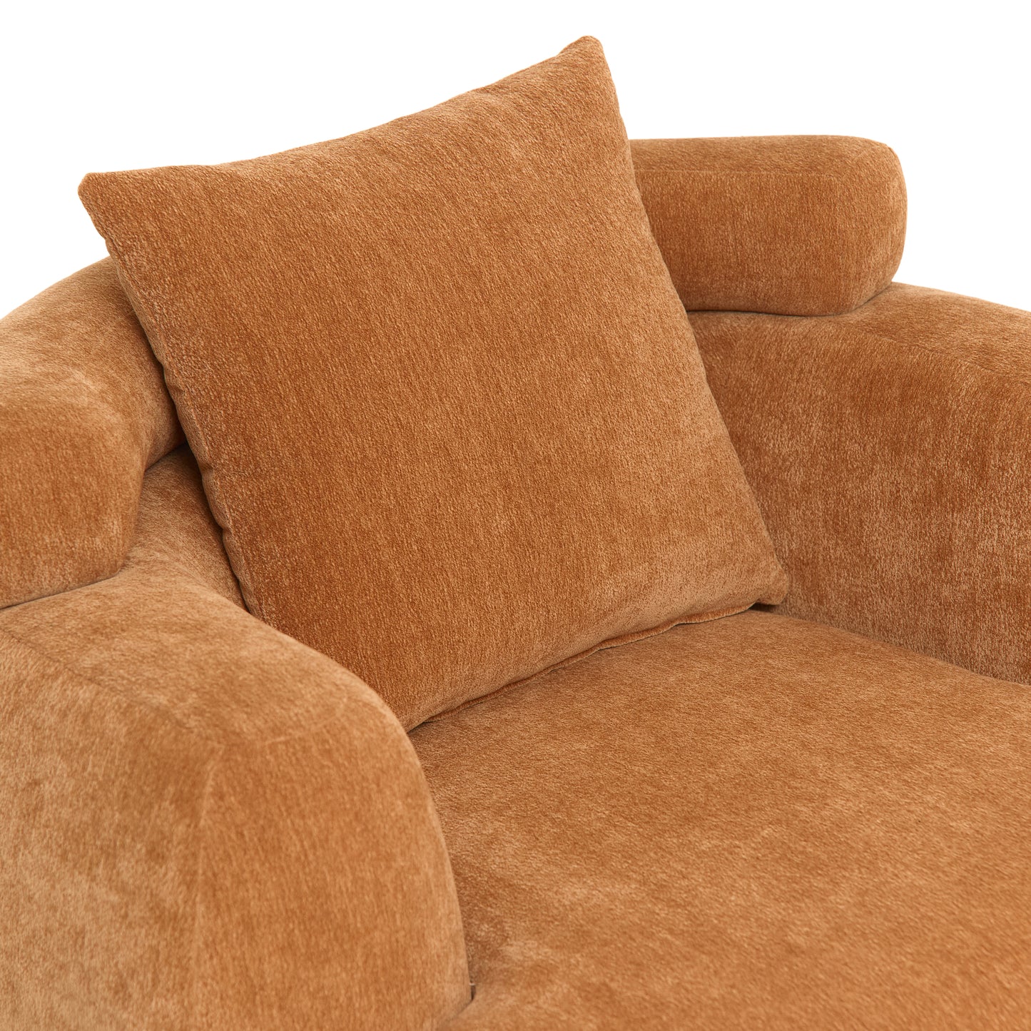 Lunara Bouclé Accent Chair, Tuscan