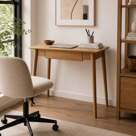 Crosby Oak Writing Desk