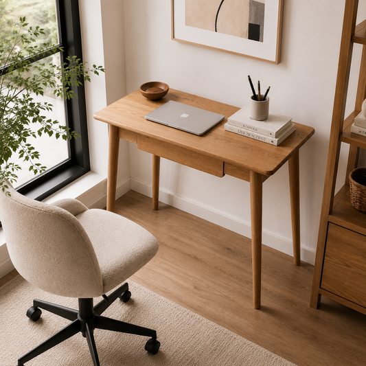 Crosby Oak Writing Desk