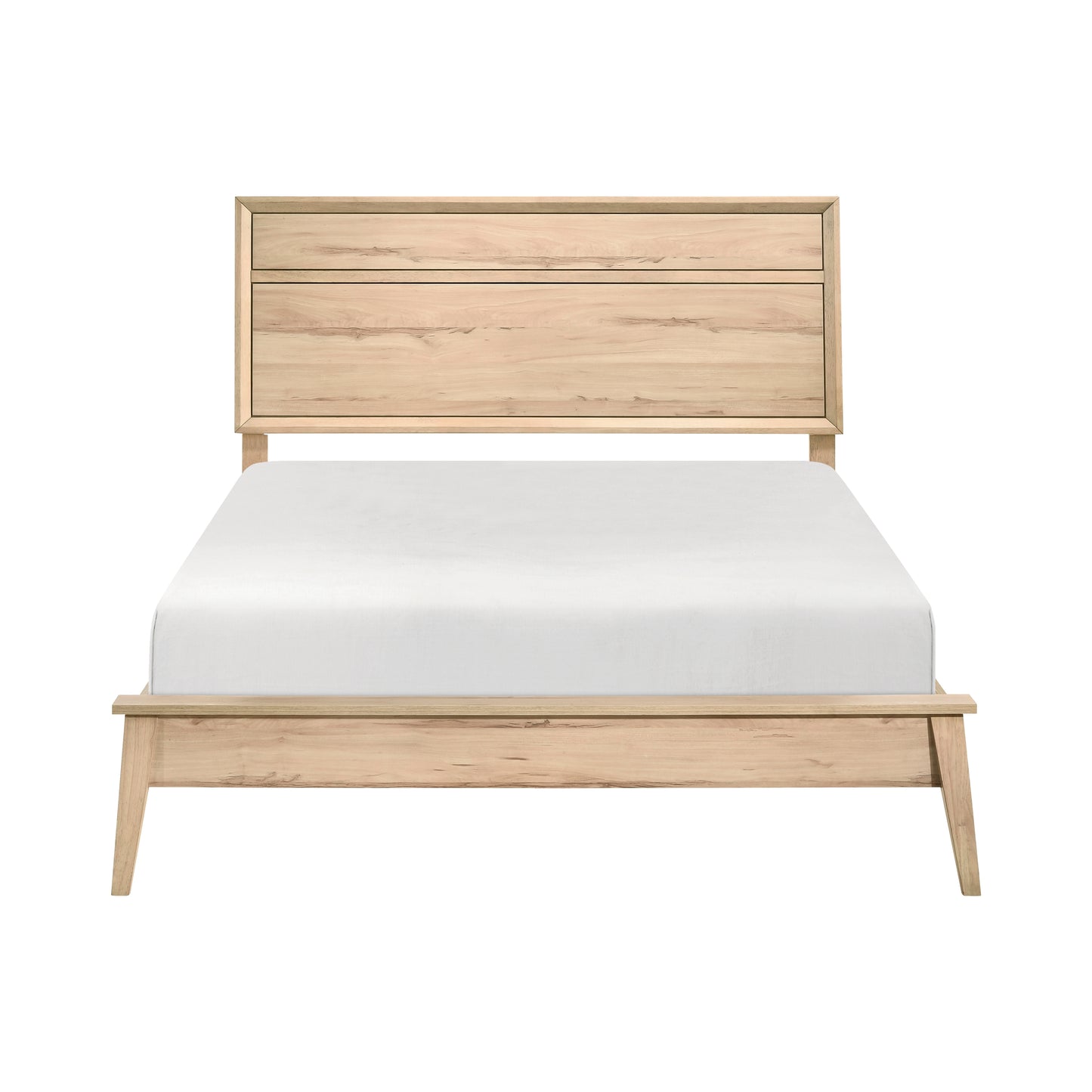 Maren Oak Platform Bed, Queen