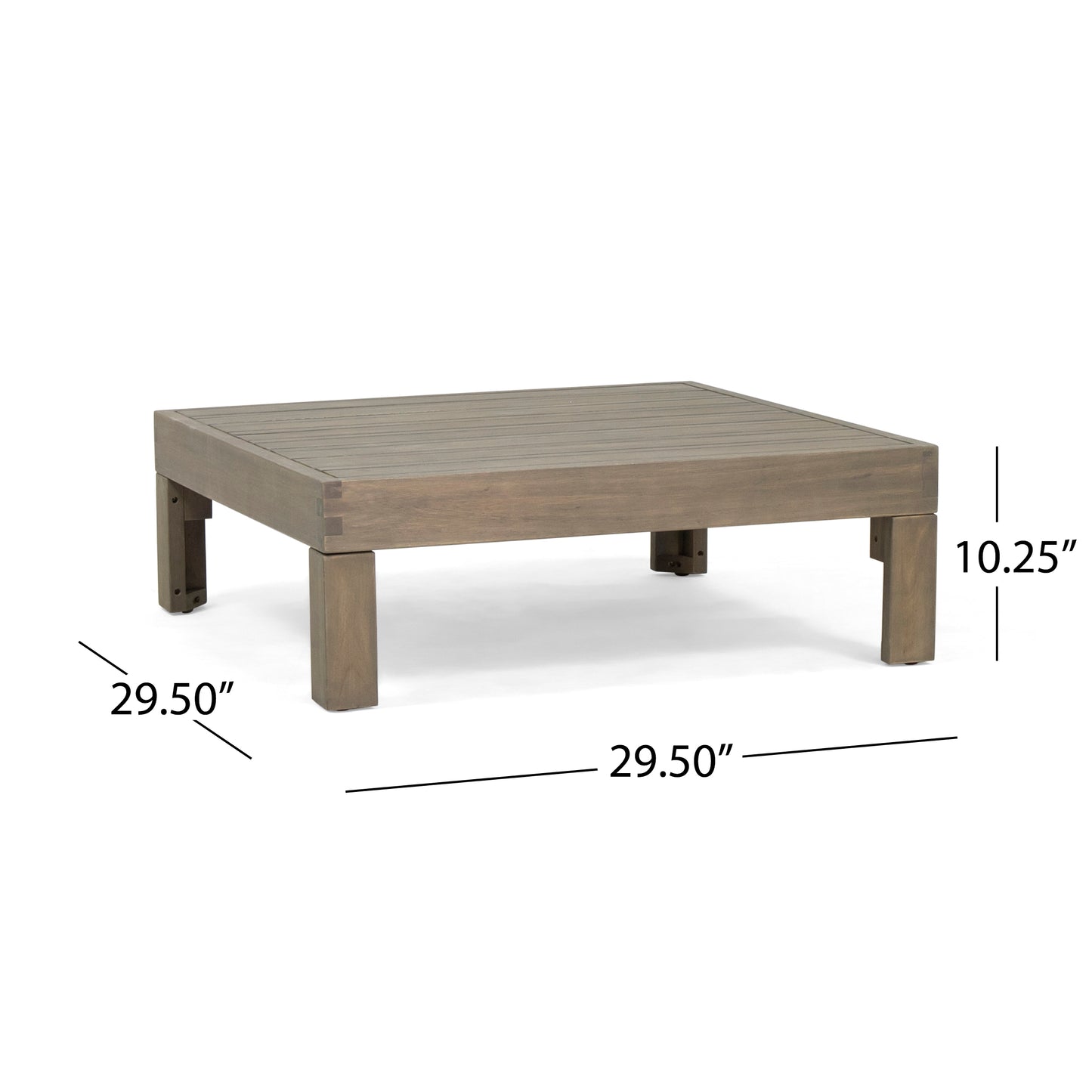 Oana Left Corner Outdoor Bench & Coffee Table Set