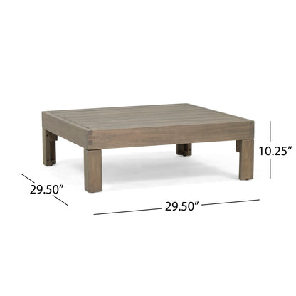 Oana Left Corner Outdoor Bench & Coffee Table Set
