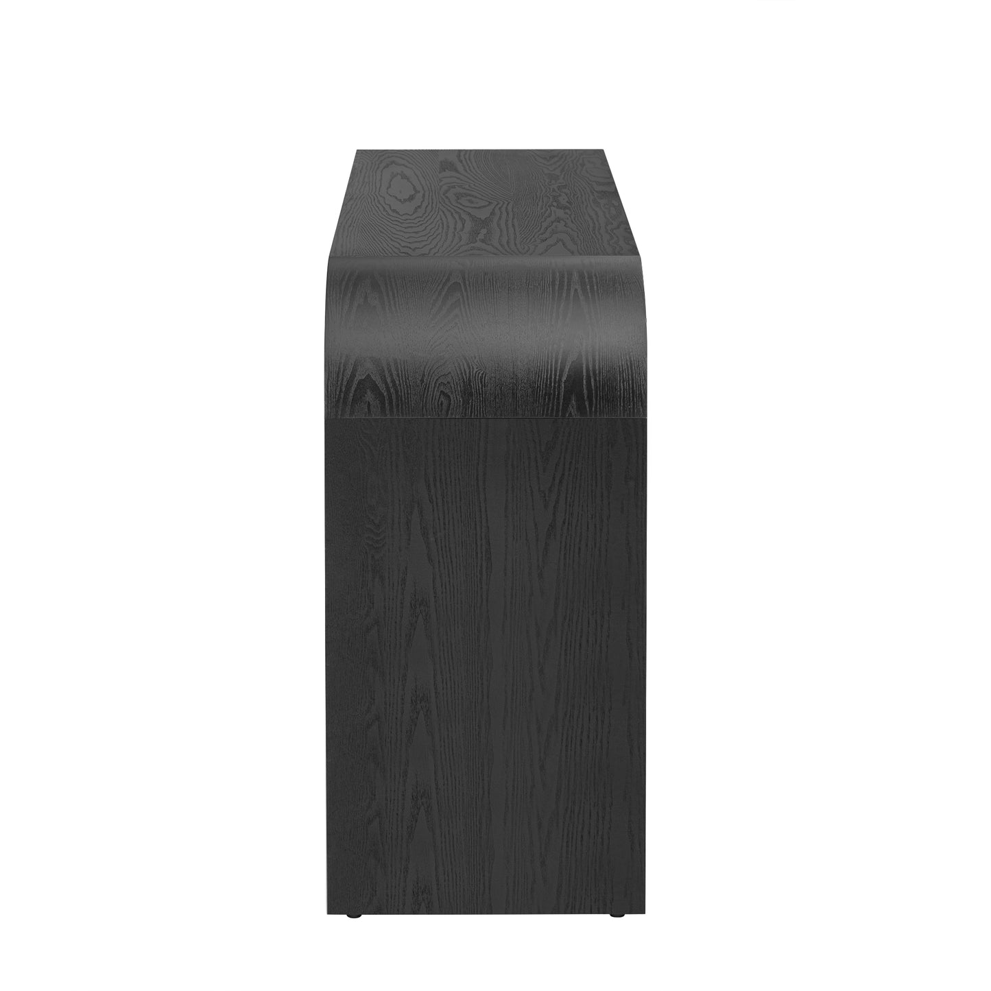 Black Ash Curved Edge Sideboard