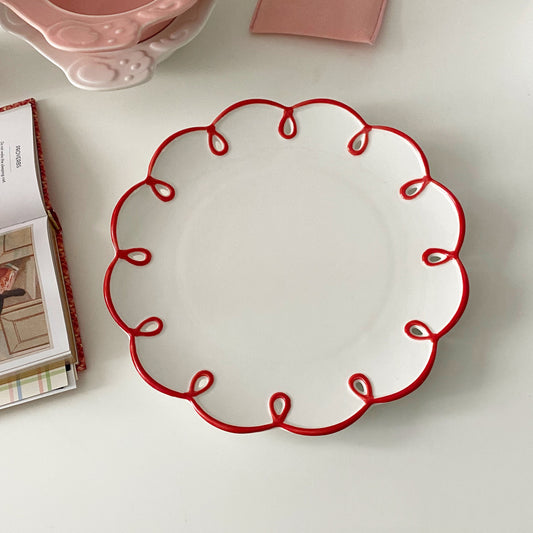 Mon Amour Set of 4 Luncheon Plates